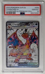 V1598: 2023: Charizard EX: SVP056: Charizard EX Premium Collection: PSA: 10: GEM MT: 89915065